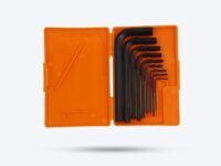 RAMEX Allen Key Set, Allen Key Set Tools Kit, 9pc Hex Allen Key Set In Orange Plastic Box Packet Size Allen Key Set Allen Keys