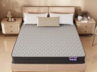 RESTOFIT Orthopedic Dual Comfort Queen Size Mattress 72x60x4 Inches | Medium Firm 4-Inch HR Foam Mattress for Back Support | Premium Cotton | 7-Year Warranty | Vacuum Packed Roll | Sleep Well Comfort