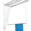 Rainbow Drywell Stainless Steel Heavy Duty Luxury(6 Pipe X 5 Feet) UV Protected Nylon Ropes Individual Dropdown Ceiling Cloth Dryer/Cloth Hanger/Cloth Drying Stand for Balcony/Clothes Stand for Drying