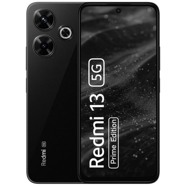 Redmi 13 5G Prime Edition, Black Diamond, 8GB+128GB | India Debut SD 4 Gen 2 AE | 108MP Pro Grade Camera | 6.79in Largest Display in Segment