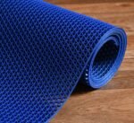 Rubber Anti Skid & Multipurpose Bathroom Mat | Shower Mat | Carpet | Rugs | Rainmat | Swimming Pool Mat || (Blue, 4x3 Feet)