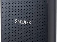 SANDISK Extreme 2TB Portable External SSD, 1050MB/s R, 1000MB/s W, 3m Drop Protection, IP65 Water/dust Resistant, PC,MAC & TypeC Smartphone Compatible, 5Y Warranty, Black Color