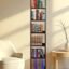 SBF Furniture Engineered Wooden Book Rack,Space Saver Book Shelf for Home Living Room and Office Table Top Free Standing Organizer,Laminated Finish Modern Book Shelve (Ghodo_Brown_6Shelf)