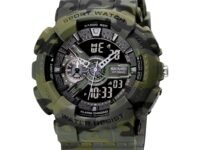 SKMEI Sports Digital Waterproof Watch for Men – 50M Water-Resistant, Dual Time Display, Stopwatch, Alarm, LED Backlight, 12/24H Format – Durable PU Strap & ABS Case – Outdoor Tactical Watch - 1688