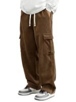 Samfor Pant for Men Casual Feel Cargo Joggers for Men – Loose Fit Utility Pants with 6 Pockets | Durable Outdoor & Hiking Trousers for man