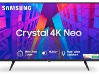 Samsung 108 cm (43 inches) Crystal 4K Neo Series Ultra HD Smart LED TV UA43AUE65AKXXL (Black)