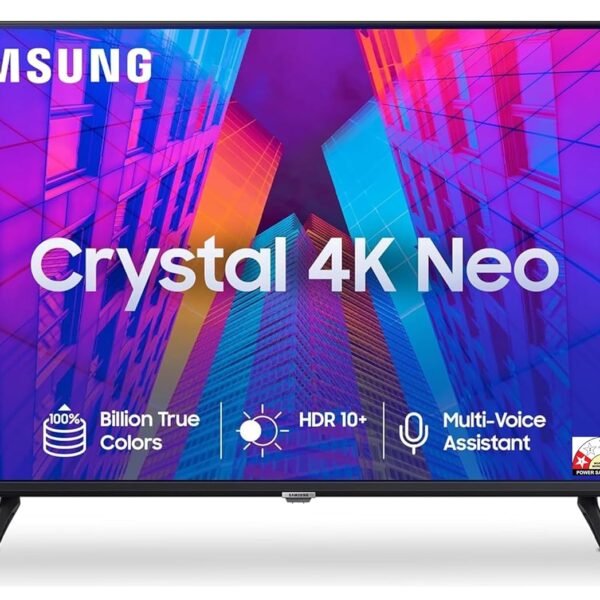 Samsung 108 cm (43 inches) Crystal 4K Neo Series Ultra HD Smart LED TV UA43AUE65AKXXL (Black)