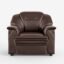 Sekar Lifestyle Polyurethane Series Leatherette Sofa Set for Living Room (Brown, One Seater Large)