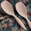 Serving Spoon/Long Handle Melamine Serving Spoon Set of 2 Pieces/Cutlery Set/Serving Spoons Set/Serving Set (White)