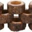 Set of 12 Handcrafted Dinner Dining Table Decorations Wooden Napkin Rings for Party Décor Gifts