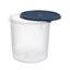 Signoraware Storewell BPA Free Plastic Round Container with Lid | Airtight & Leakproof Push Lock Lid | Kitchen & Pantry Organiser | Ideal for Atta, Rice, Pasta & Grains Organizer (5.5 Ltr | Blue)