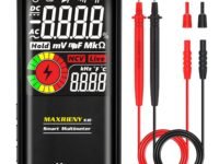 Smart Digital Multimeter, 9999 Counts with 3-Results Display, Auto-Ranging Pocket Electrical Voltmeter Capacitance Resistance Continuity Frequency Diode Duty Cycle Live Check Voltage Tester