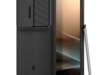 Spigen Optik Armor | Samsung Galaxy S26 Ultra Case [Camera Protection] [Air Cushion Protection] Galaxy S26 Ultra Back Cover | TPU+PC - Black