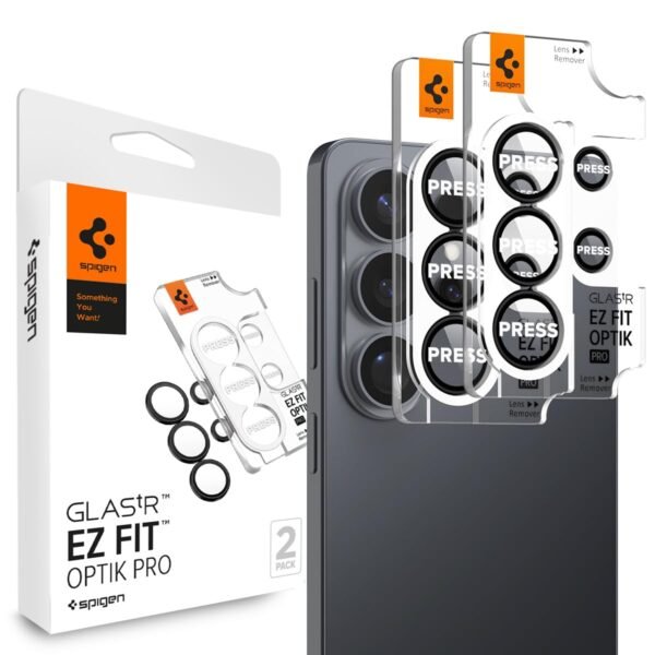 Spigen Optik Pro Camera Lens Protector for Galaxy S26 Ultra | [2Pack] Camera Lens Protector
