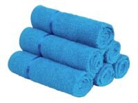 Story@Home Face Towel Set of 6 | 100% Cotton Towel | 450 GSM | Blue | Quick Dry Towels for Facewash | Face Towel for Men & Women | Ideal Kitchen Towel | Perfect for Everyday Use