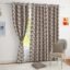 Story@Home Window Curtains 5 Feet Long Set of 1 | Room Darkening Curtain | Floral Printed | Thermal Insulated Curtain for Living Room | (116 X 152 Cm, Brown) | Perfect for Home Decor