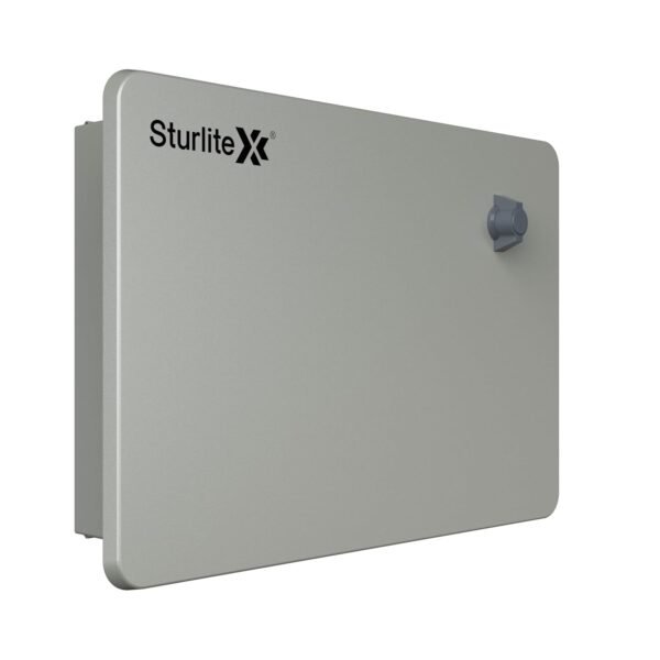 Sturlite Ovix Double Door MCB Distribution Board | 10 Way SPN (Single Pole and Neutral) | Metal Body with Premium Finish & Concealed Hinges | Cable Kit Included - (Pack of 1)
