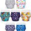 Superbottoms Basic Leakage-proof advanced cloth diapers for babies, High Absorbent 100% cotton 7 reusable diaper and 7 insert pad Combo Pack washable cloth diaper 3M -3Years Adjustable, Reduces Rash