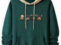TAGDO® Men's Casual Woolen Cartoon Print Hoodie for Man | Sweatshirt for Man (2044)