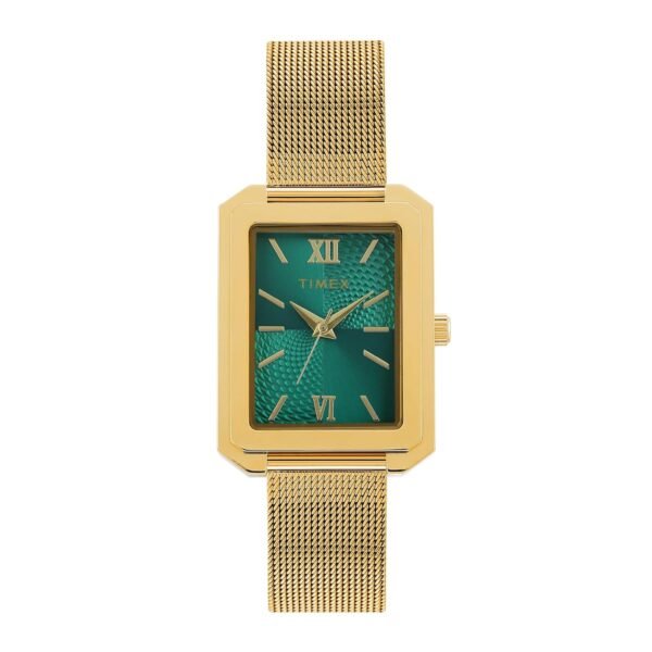 TIMEX Analog Watch for Women Available in Multicolor Dial & Black Stainless Steel Bracelet Band - Water Resistant Wrist Watches