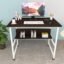 Table Study Computer Office Table for Adults 【L90xW60cm】 Computer Table for Home,Work Office Desk,pc Desktop Table,Wooden Table for Office Work with Smooth Edges and Round Corner (White)