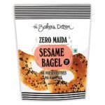 The Baker's Dozen Bagel Sesame (Pack of 2) 100% Wholewheat, 160 g