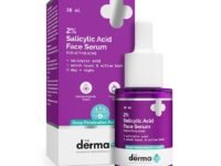 The Derma Co 2% Salicylic Acid Face Serum | Reduces acne & blackheads | Tightens pores | Exfoliates & soothes inflammation | 30 ml