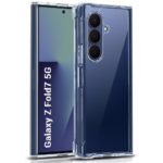 TheGiftKart Crystal Clear Back Cover Case for Samsung Galaxy Z Fold 7 5G | Shock Proof 360° Protection | Hard Clear Back Cover Case for Samsung Galaxy Z Fold 7 5G (PC & TPU, Transparent Bumper)