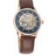 Titan Automatics Blue Dial Automatic Leather Strap Watch for Men-NS90110WL02
