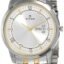 Titan Karishma Quartz Analog with Day and Date Silver Dial Two Toned Silver and Gold Stainless Steel Strap Watch for Men - NT1774BM01