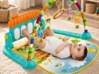 ToysBuddy Kick and Play Multi-Function ABS High Grade Plastic Piano Baby Gym and Fitness Rack Products