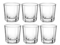 Treo by Milton Crescent Cool Glass, Set of 6, 205 ml, Transparent