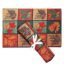 Tropical Eco-Friendly Cotton Dining Table mats, Reusable, Machine Washable, Everyday Use Multicolor Rectangular Placemats, Set of 4 (33x47 cm)
