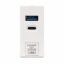 USB Charger Socket Fast Charger for Switch Board Roma Model MODULER Type C Dual Port