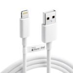 USB to Lightning Cable, Apple MFi Certified Fast Charging & Data Sync Charging Cable Compatible with iPhone 14, 13, 12, 11, X, XS, XR, 8 Plus & iPad, Durable Lightning Cable, 6 Months Warranty HOMEMO