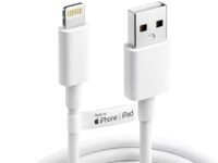 USB to Lightning Cable, Apple MFi Certified Fast Charging & Data Sync Charging Cable Compatible with iPhone 14, 13, 12, 11, X, XS, XR, 8 Plus & iPad, Durable Lightning Cable, 6 Months Warranty HOMEMO