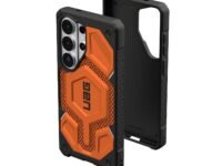 Urban Armor Gear UAG Designed for Galaxy S26 Ultra 5G Case, Monarch Pro - Compatible with Magnetic Charging Premium Rugged Military Drop Tested Protective Cover - Kevlar Burnt Orange