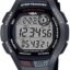 V2A STEPO 50 Lap Memory 5ATM Waterproof Unisex Fitness Sports Watch with Step Counter Stop Watch and Countdown Timer (Black-Grey)