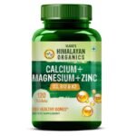 Vlado's Himalayan Organics Calcium Magnesium Zinc Vitamin D3, B12 & K- 120 Vegetarian Tablets I Supplement For Women And Men, For Bone Health & Joint Support