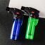 WBD Metal Butane Torch - Refillable Adjustable Flame Chef Cooking Torch for BBQ Ignition and Picnic - Windproof Lighter (Random Color) Pack of 2
