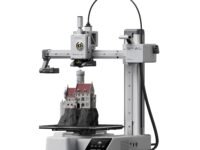 WOL3D Bambu Lab A1 Mini 3D Printer – 500mm/s Speed, 180×180×180mm Build, Multi-Color Printing, Auto Bed Leveling, Direct Drive Extruder, AI Failure Detection, Quiet & Fully Assembled for Easy Use.
