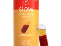 Wellbeing Nutrition Slow Multivitamin & Vegan Omega 3 for Women Biotin, CoQ10, B-Complex, Iron, Zinc, Chromium, +22 Vitamins & 10 Antioxidants | Skin Radiance, Energy, Metabolism, PMS |60 Veg Capsules