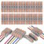 Wire Connector, 34Pcs Universal Connection Terminals, Circuit Inline Splices Electric Connectors, SPL-1 Clamp with Actuation Lever, 4 mm² Conductor Clamp, Quick & Freely Assemble