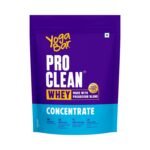 Yogabar ProClean Whey Protein Concentrate 1kg | 27g Protein per Serve | Unflavoured Whey Protein Powder | Clean & Light | Patented & Clinically Tested Pro-Absorb Blend