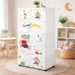 YouCopia Collapsible Wardrobe 6 Shelves Storage Clothes Storage Rack Quick Wardrobe/Cabinet/Multipurpose Storage Rack, Foldable, Collapsible Fabric Organizer for Home Office