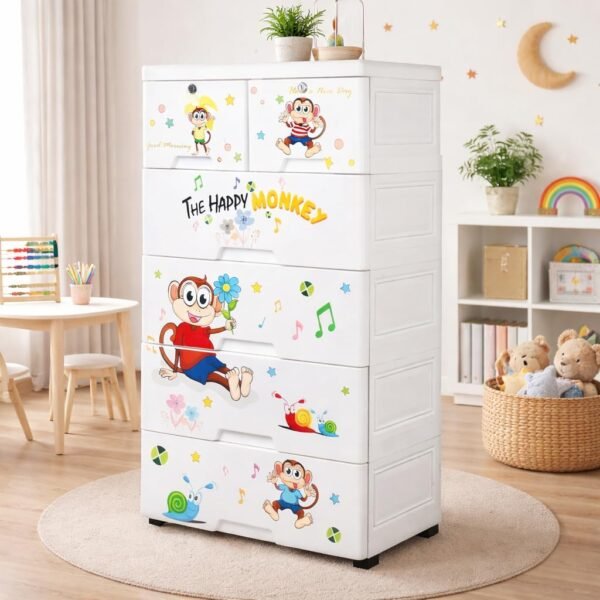 YouCopia Collapsible Wardrobe 6 Shelves Storage Clothes Storage Rack Quick Wardrobe/Cabinet/Multipurpose Storage Rack, Foldable, Collapsible Fabric Organizer for Home Office
