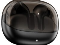 boAt Airdopes Plus 311, Glass Design, ENx Tech, Fast Charge, 50 Hrs Battery, Stream Ad Free Music via App Support Bluetooth Earbuds, TWS Ear Buds Wireless Earphones with mic (Charcoal Black)