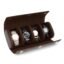 essart Travel Watch Roll Case 4 Slots – watch roll travel case Portable Luxury Watch Organizer & Storage Box for Men & Women with Brown colour