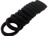 12 Pcs of Black Elastic Cotton Stretch Hair Ties Bands for Women