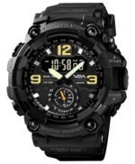 V2A Analogue - Digital Men's Watch (Green Dial Green Colored Strap)